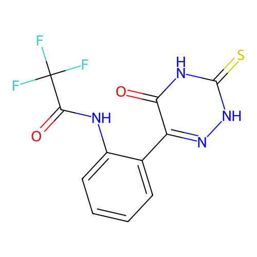 3F-1,2,4-triazine derv. structure