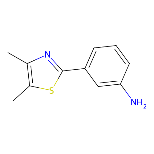 3-(4,5-Dimethyl-thiazol-2-yl)-phenylamine structure