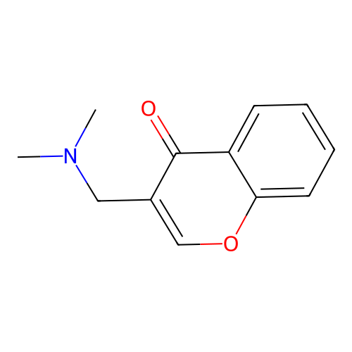 3-[(Dimethylamino)methyl]chromen-4-one structure
