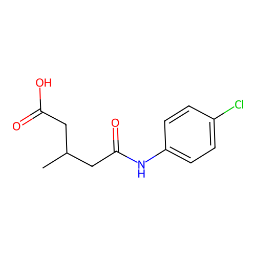 5-(4-Chloroanilino)-3-methyl-5-oxopentanoic acid structure