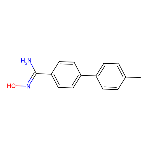 N'-hydroxy-4-(p-tolyl)benzamidine structure