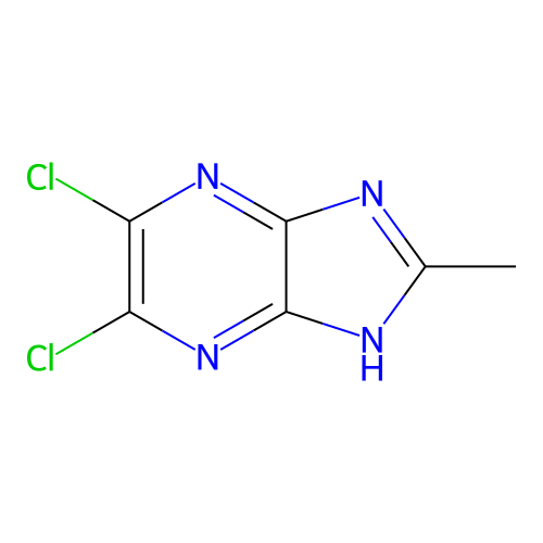 5,6-dichloro-2-methyl-1H-imidazo[4,5-b]pyrazine structure
