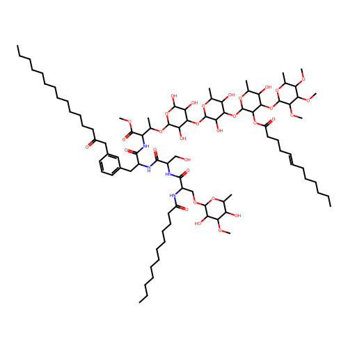 Gpl X1 glycopeptidolipid structure