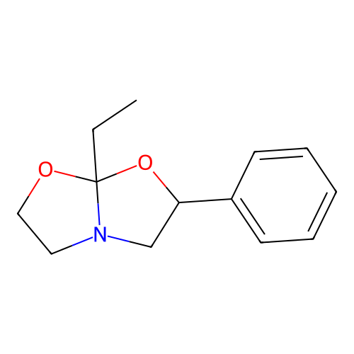 7a-Ethyl-6-phenyl-2,3,5,6-tetrahydro-[1,3]oxazolo[2,3-b][1,3]oxazole structure