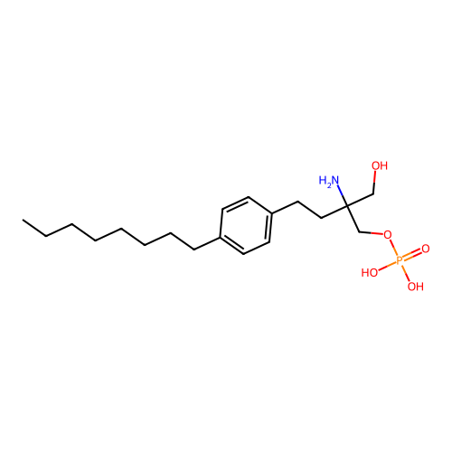 磷酸芬戈莫德 structure