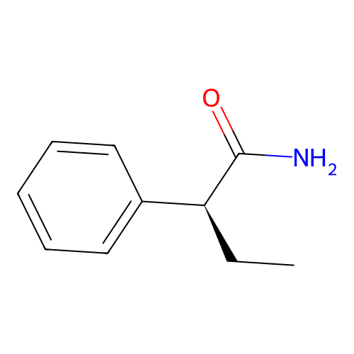 2-Phenylbutyramide, (+)- structure