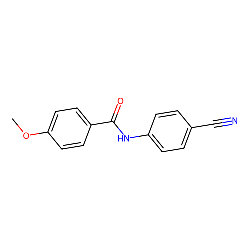N-(4-氰基苯基)-4-甲氧基苯甲酰胺 structure