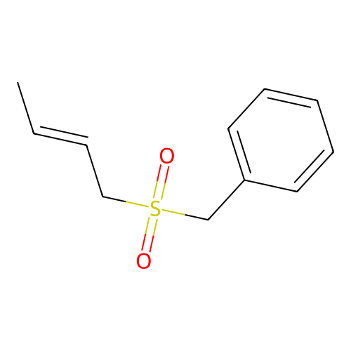 But-2-enylsulfonylmethylbenzene structure
