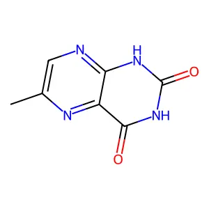2,4(1H,3H)-Pteridinedione, 6-methyl- structure