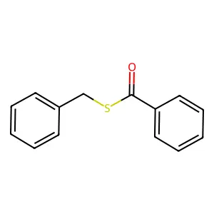 S-(Phenylmethyl) benzenecarbothioate structure