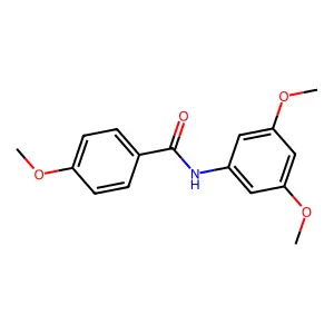 N-(3,5-dimethoxyphenyl)-4-methoxybenzamide structure