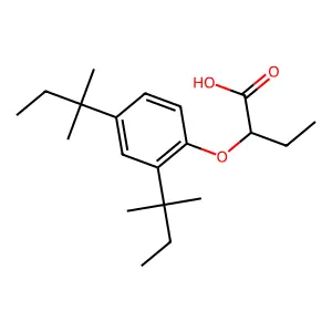 4-(2,4-Bis(tert-pentyl)phenoxy)butyric acid structure