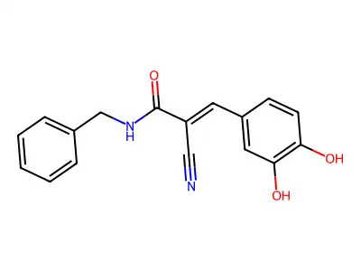 Tyrphostin AG 698 structure