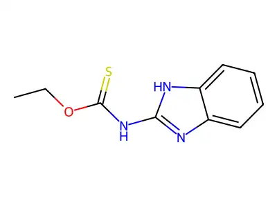 Carbamic acid, thio-2-benzimidazole, ethyl ester structure