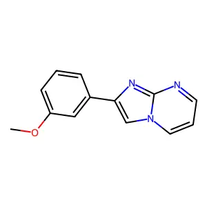 2-(3-Methoxyphenyl)imidazo[1,2-a]pyrimidine structure