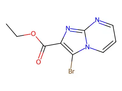 Ethyl 3-bromoimidazo[1,2-a]pyrimidine-2-carboxylate structure