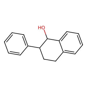 trans-2-Phenyl-1,2,3,4-tetrahydro-1-naphthol structure