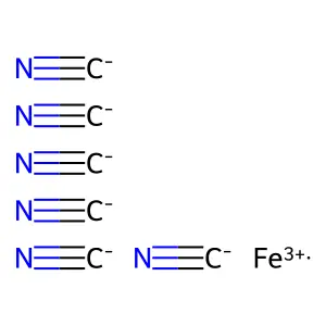 铁氰酸盐 structure
