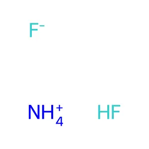 氟化氢铵 structure