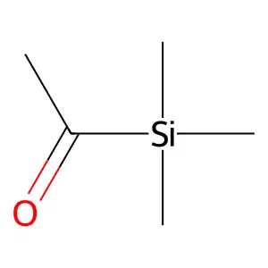 Acetyltrimethylsilane structure