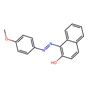 1-(4-Methoxyphenylazo)-2-naphthol structure