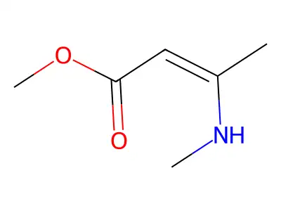 Ethyl 3-(methylamino)but-2-enoate structure