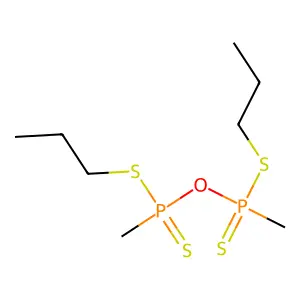 Phosphonodithioic acid, methyl-, anhydride, dipropyl ester structure