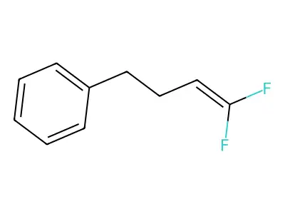4,4-Difluorobut-3-enylbenzene structure