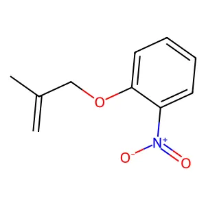 O-(2-Methylallyloxy)nitrobenzene structure