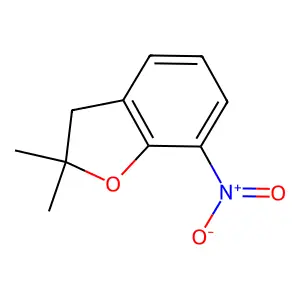 2,3-Dihydro-2,2-dimethyl-7-nitrobenzofuran structure