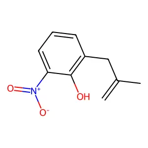 Phenol, 2-(2-methyl-2-propen-1-yl)-6-nitro- structure