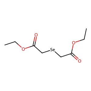 Acetic acid, selenobis-, diethyl ester structure