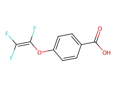 4-(Trifluorovinyloxy)benzoic acid structure