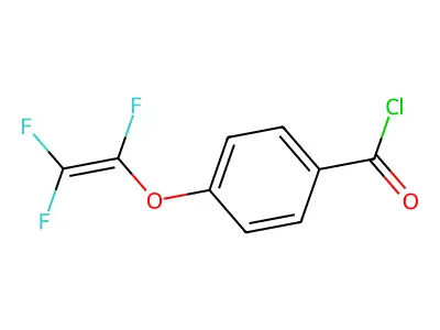 4-(Trifluorovinyloxy)benzoyl chloride structure