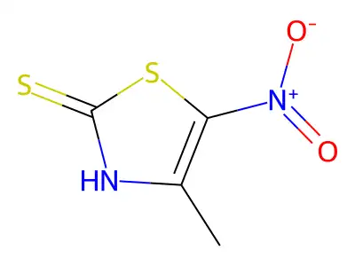 2(3H)-Thiazolethione, 4-methyl-5-nitro- structure