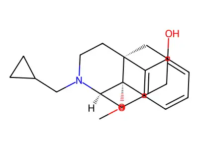 N-Cyclopropylmethyl-4-hydroxy-14-methoxymorphinan structure