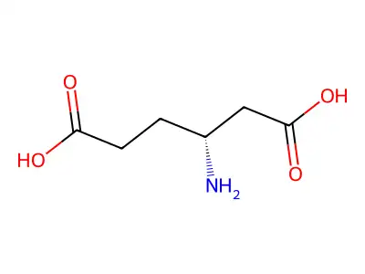β-氨基己二酸 structure