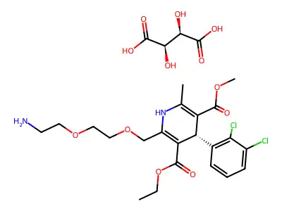 Pranedipine tartrate structure