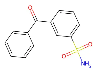 3-Benzoylbenzenesulfonamide structure