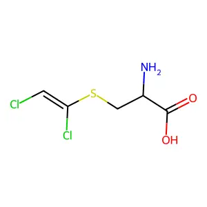 2-Amino-3-(1,2-dichloroethenylsulfanyl)propanoic acid structure