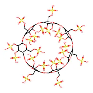 环糊精硫酸氢酯(9CI) structure