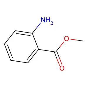 邻氨基苯甲酸甲酯 structure