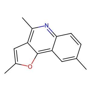 2,4,8-Trimethylfuro[3,2-c]quinoline structure