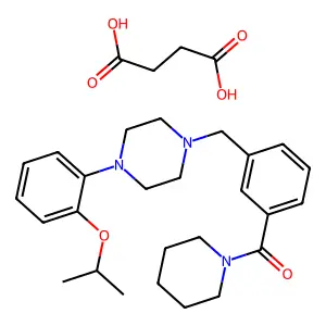 Mazapertine Succinate structure