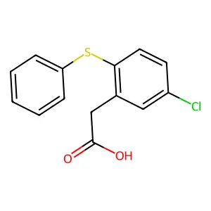 2-(5-氯-2-苯硫基苯基)乙酸 structure