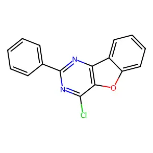 4-Chloro-2-phenyl[1]benzofuro[3,2-d]pyrimidine structure