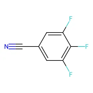 3,4,5-Trifluorobenzonitrile structure