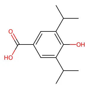 4-羟基-3,5-二异丙基苯甲酸 structure