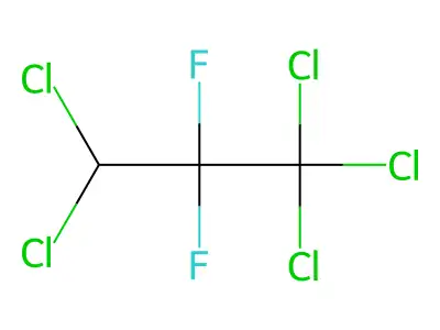 1,1,1,3,3-Pentachloro-2,2-difluoropropane structure