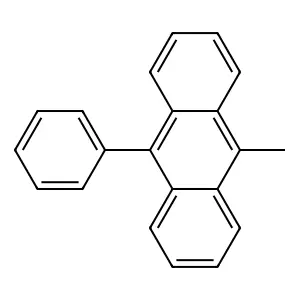 9-Methyl-10-phenylanthracene structure